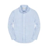 Hope & Henry Boys' Organic Seersucker Shirt, Kids In Classic Blue Gingham