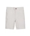 Hope & Henry Boys' Organic Seersucker Short, Kids In Taupe Gingham Seersucker