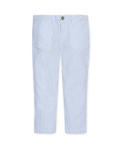 Hope & Henry Kids' Boys' Organic Seersucker Suit Pant - Baby In Blue