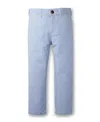 Hope & Henry Boys' Organic Seersucker Suit Pant, Kids In Blue Seersucker