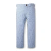 Hope & Henry Babies'  Boys' Organic Seersucker Suit Pant, Toddler In Blue Seersucker