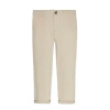 Hope & Henry Boys' Organic Skinny Stretch Chino, Toddler In Light Khaki