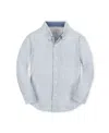 Hope & Henry Boys' Organic Stretch Poplin Shirt, Kids In Blue
