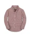 Hope & Henry Boys' Organic Stretch Poplin Shirt, Kids In Multi
