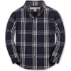 Hope & Henry Boys' Organic Stretch Poplin Shirt, Kids In Blue