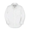 Hope & Henry Boys' Organic Stretch Poplin Shirt, Kids In Bright White