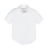 HOPE & HENRY HOPE & HENRY BOYS' ORGANIC STRETCH POPLIN SHORT SLEEVE SHIRT, KIDS