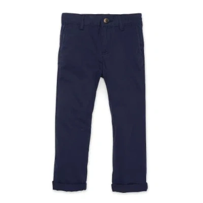 Hope & Henry Babies'  Boys' Twill Chino, Toddler In Stretch Navy