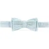 Hope & Henry Boys' Seersucker Bow Tie, Kids In Mint Seersucker