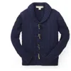 Hope & Henry Boys' Shawl Collar Cardigan, Kids In Navy With Toggles