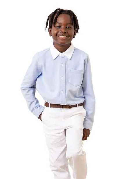 Hope & Henry Boys' Twill Chino, Kids In Neutral