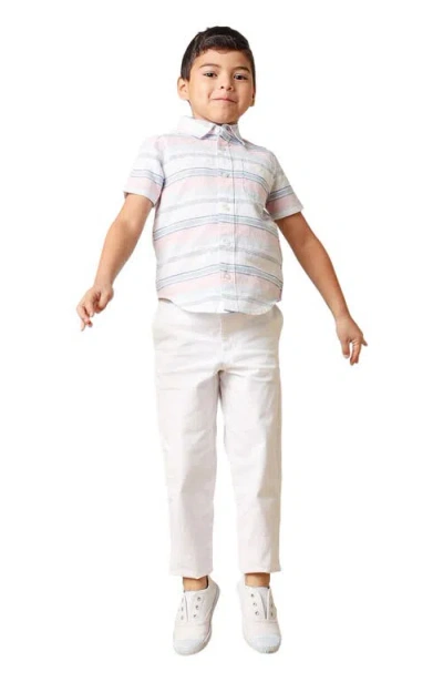 Hope & Henry Babies'  Boys' Twill Chino, Toddler In White