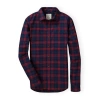Hope & Henry Brushed Flannel Button Down Shirt In Red And Blue Plaid