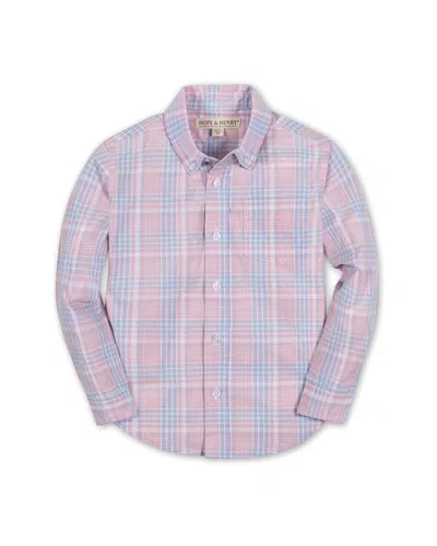 Hope & Henry Button Shirt In Blue