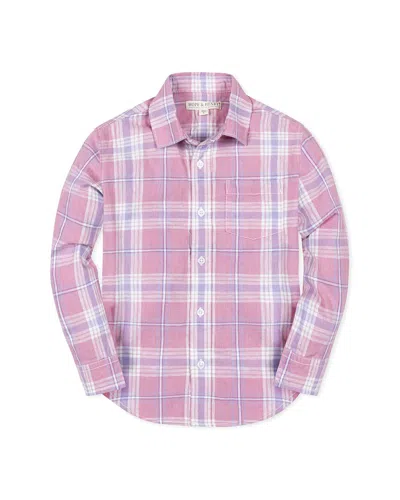 Hope & Henry Button Shirt In Pink