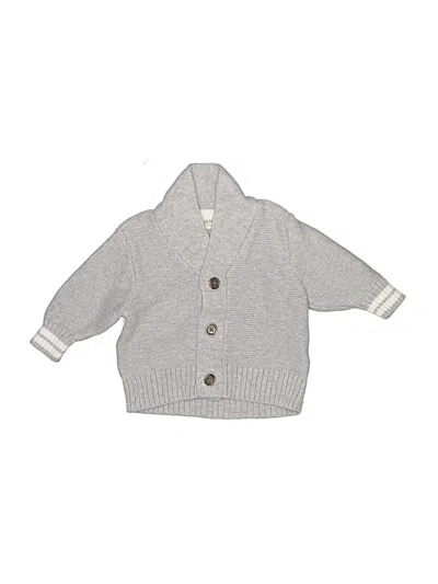 Pre-owned Hope & Henry Babies' Cardigan Sweater In Gray