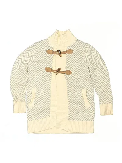 Pre-owned Hope & Henry Kids' Cardigan Sweater In Yellow