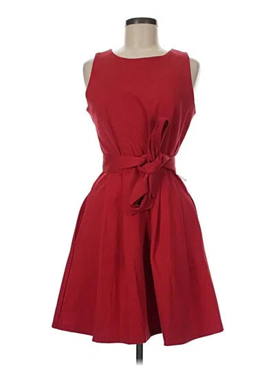Pre-owned Hope & Henry Casual Dress In Red