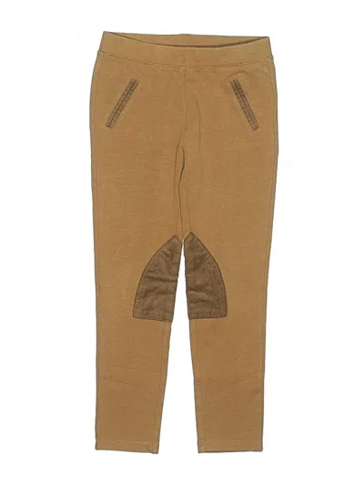 Pre-owned Hope & Henry Kids' Casual Pants In Tan