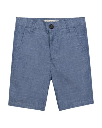 Hope & Henry Chambray Short In Blue