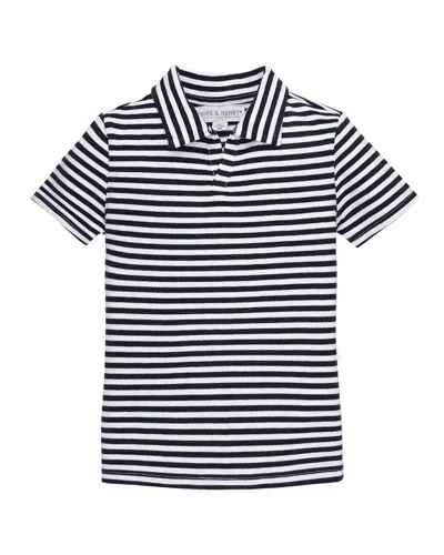 Hope & Henry Collar Knit Shirt In Yellow