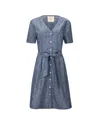 Hope & Henry Dress In Blue