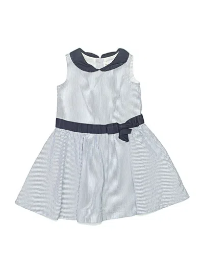Pre-owned Hope & Henry Kids' Dress In Blue