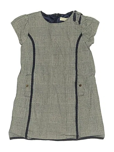 Pre-owned Hope & Henry Kids' Dress In Gray