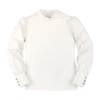 Hope & Henry Girls' Mock Neck Knit Top, Kids In Soft White Mock Neck