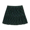 Hope & Henry Girls' Organic Flounce Party Skirt, Toddler In Merry Pine Plaid