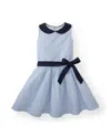 Hope & Henry Girls' Organic Peter Pan Collar Seersucker Dress - Baby