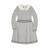 HOPE & HENRY HOPE & HENRY GIRLS' ORGANIC PETER PAN COLLAR SWEATER DRESS, TODDLER