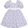 Hope & Henry Girls' Organic Puff Sleeve Party Dress, Kids In English Floral
