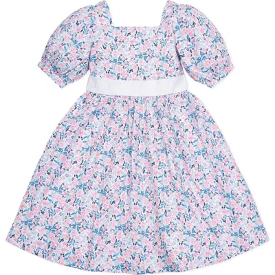 Hope & Henry Girls' Organic Puff Sleeve Party Dress, Kids In English Floral