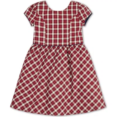HOPE & HENRY HOPE & HENRY GIRLS' ORGANIC SHORT SLEEVE SCHOOLGIRL DRESS, TODDLER