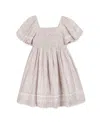 Hope & Henry Girls' Organic Smocked Bell Sleeve Dress - Baby