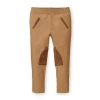 Hope & Henry Babies'  Girls' Ponte Riding Pant, Infant In Honey Brown