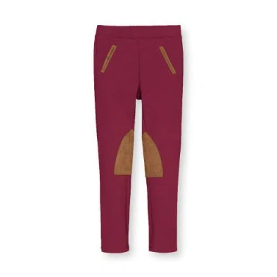 Hope & Henry Babies'  Girls' Ponte Riding Pant, Infant In Red