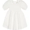 HOPE & HENRY HOPE & HENRY GIRLS' QUILTED PUFF SLEEVE DRESS, KIDS