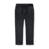 Hope & Henry Girls' Straight Dressy Pant With Bow, Toddler In Black