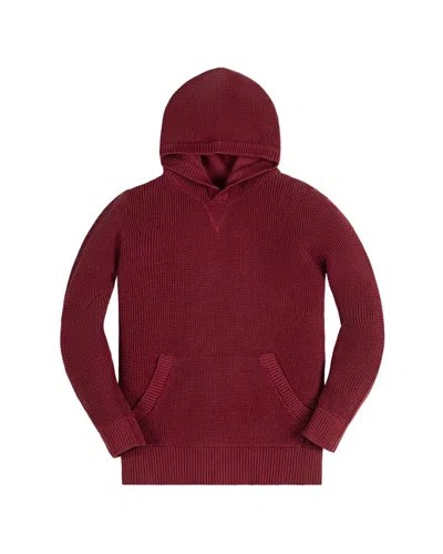 Hope & Henry Hooded Sweater In Red