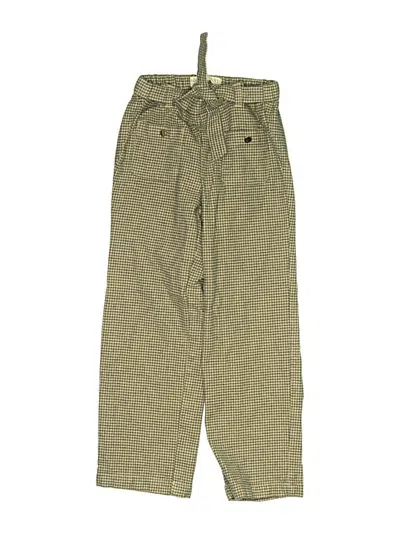 Pre-owned Hope & Henry Kids' Khaki Pant In Green