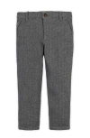 Hope & Henry Kids' Fleece Suit Pant Made With Organic Cotton In Gray