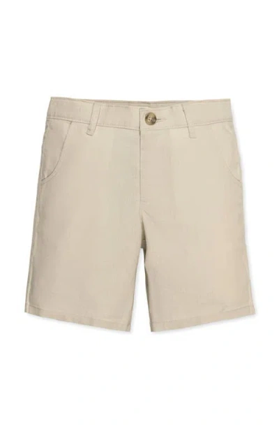 Hope & Henry Kids' Linen Blend Short In Neutral