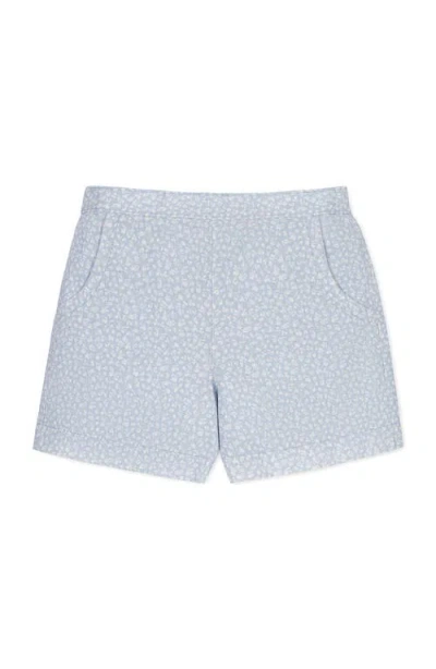 Hope & Henry Kids' Linen Pull-on Short In Blue
