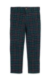 Hope & Henry Kids' Organic Brushed Suit Pant In Green
