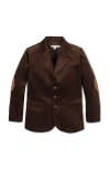 Hope & Henry Kids' Organic Corduroy Blazer In Brown