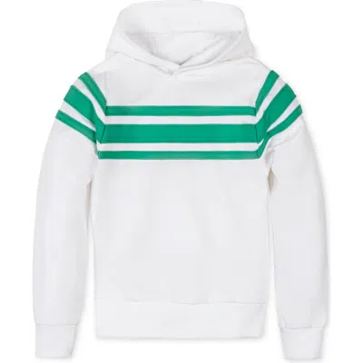Hope & Henry Kids' Organic French Terry Hoodie In White