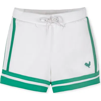 Hope & Henry Kids' Organic French Terry Pull-on Short In White