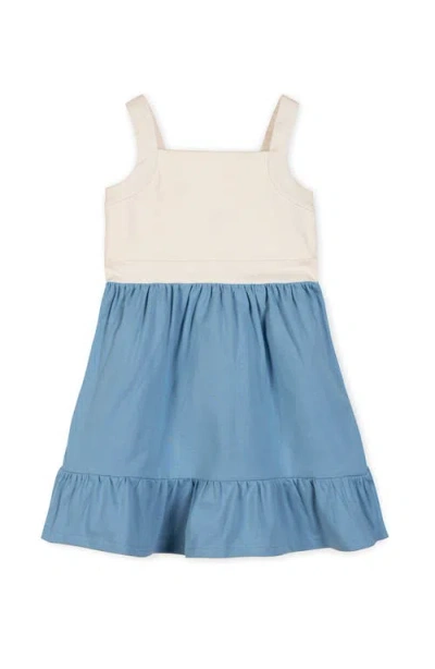 Hope & Henry Kids' Organic Knit Tank Sundress With Flounce In White